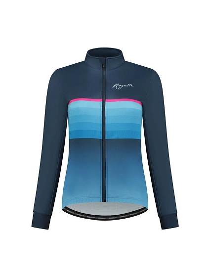 Rogelli dámská bunda IMPRESS II modrá/růžová 2XL Rogelli dámská bunda IMPRESS II modrá/růžová 2XL