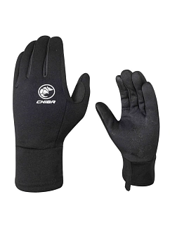 Rukavice CHIBA POLARFLEECE černé XXL