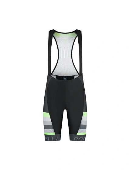 Rogelli pánské kraťasy HERO II šedé s limetkovým odstínem 2XL Rogelli pánské kraťasy HERO II šedé s limetkovým odstínem 2XL