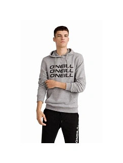O'neill sports klokaní mikina s kapucí pánská Triple grey fashion pánské