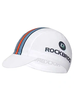 Cyklistická čepice Rockbros MZ10022 s kšiltem – bílá