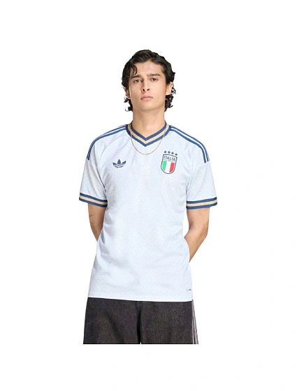 Pánské adidas Italy 26 Away Jersey bílo-modré KC8704 pánské