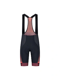 Šortky Rogelli HERO II, černé a vínové, velikost 2XL