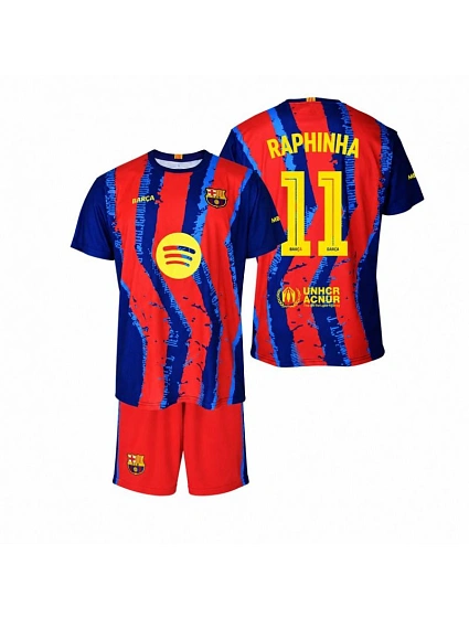 FC Barcelona Raphinha set dres šortky junior box 2025/26 BC59ER dětské FC Barcelona Raphinha set dres šortky junior box 2025/26 BC59ER dětské