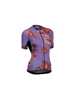 Cyklistické tričko NORTHWAVE Force Evo Woman Jersey, fialové