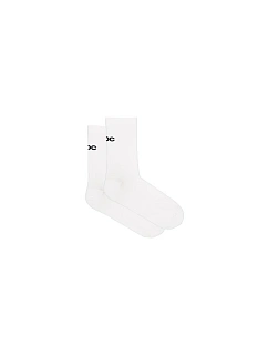 Cyklistické ponožky POC Cadence Road Socks, bílé
