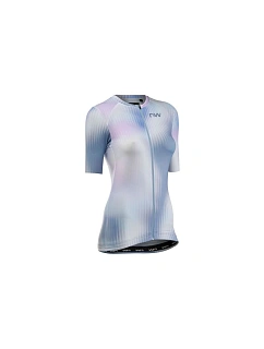 Cyklistické tričko NORTHWAVE Blade Woman Jersey S/s, šedé