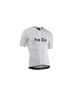 Cyklistické tričko NORTHWAVE Blade Hello Goodbye Jersey S/s, bílé Cyklistické tričko NORTHWAVE Blade Hello Goodbye Jersey S/s, bílé