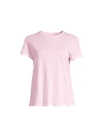 Dámské tričko CASALL Soft Texture Tee, růžová barva Dámské tričko CASALL Soft Texture Tee, růžová barva
