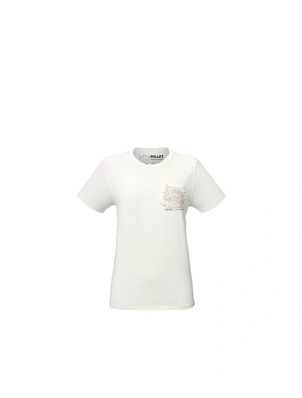 Dámské tričko MILLET Cimaï Collab Ts Ss W, béžové Dámské tričko MILLET Cimaï Collab Ts Ss W, béžové