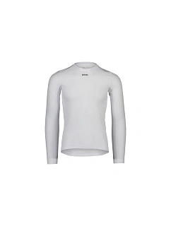 Cyklistické tričko POC ESSENTIAL LAYER LS – bílé