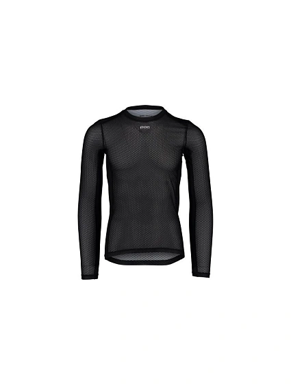 Cyklistické tričko POC ESSENTIAL LAYER LS – černé Cyklistické tričko POC ESSENTIAL LAYER LS – černé