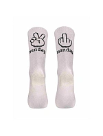 Cyklistické ponožky NORTHWAVE Sunday Monday Sock, bílé Cyklistické ponožky NORTHWAVE Sunday Monday Sock, bílé