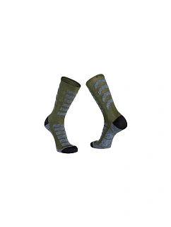 Cyklistické ponožky NORTHWAVE Husky Ceramic High Sock, zelené