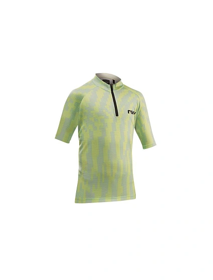 Cyklistické tričko NORTHWAVE Force Evo Junior Jersey, zelené