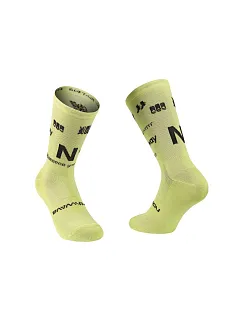 Cyklistické ponožky NORTHWAVE Type Sock, žluté