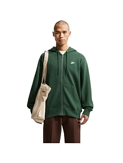 Pánská mikina Nike Club BB FZ Hoodie, zelená, FN3861 323, 2XL
