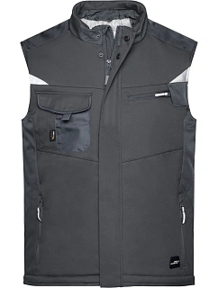 Daiber JN 825 Pracovní zimní softshellová vesta - Strong 02.0825 black/black