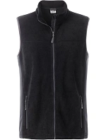 Daiber JN 856 Pánská pracovní fleecová vesta - Strong 02.0856 black/carbon Daiber JN 856 Pánská pracovní fleecová vesta - Strong 02.0856 black/carbon