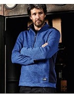 Daiber JN 864 Pánská pracovní fleece bunda 1/2 zip - Strong 02.0864 royal melange/navy Daiber JN 864 Pánská pracovní fleece bunda 1/2 zip - Strong 02.0864 royal melange/navy