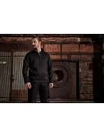 Daiber JN 864 Pánská pracovní fleece bunda 1/2 zip - Strong 02.0864 royal melange/navy Daiber JN 864 Pánská pracovní fleece bunda 1/2 zip - Strong 02.0864 royal melange/navy