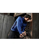 Daiber JN 864 Pánská pracovní fleece bunda 1/2 zip - Strong 02.0864 royal melange/navy Daiber JN 864 Pánská pracovní fleece bunda 1/2 zip - Strong 02.0864 royal melange/navy