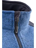 Daiber JN 864 Pánská pracovní fleece bunda 1/2 zip - Strong 02.0864 royal melange/navy Daiber JN 864 Pánská pracovní fleece bunda 1/2 zip - Strong 02.0864 royal melange/navy