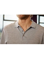 Daiber JN 874 Pánské pracovní bio piqué polo 02.0874 grey heather Daiber JN 874 Pánské pracovní bio piqué polo 02.0874 grey heather