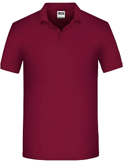 Daiber JN 874 Pánské pracovní bio piqué polo 02.0874 wine