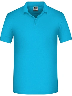 Daiber JN 874 Pánské pracovní bio piqué polo 02.0874 turquoise