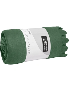 Daiber JN 957 Fleecová deka s třásněmi 02.0957 dark green