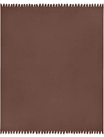 Daiber JN 957 Fleecová deka s třásněmi 02.0957 brown Daiber JN 957 Fleecová deka s třásněmi 02.0957 brown
