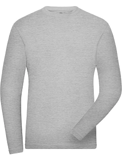 Daiber JN 1804 Pánské pracovní elast. tričko - Solid 02.1804 grey heather