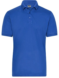 Daiber JN 1806 Pánské pracovní elastické bio polo - Solid 02.1806 royal