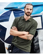 Daiber JN 1806 Pánské pracovní elastické bio polo - Solid 02.1806 olive Daiber JN 1806 Pánské pracovní elastické bio polo - Solid 02.1806 olive