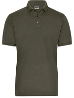 Daiber JN 1806 Pánské pracovní elastické bio polo - Solid 02.1806 olive Daiber JN 1806 Pánské pracovní elastické bio polo - Solid 02.1806 olive