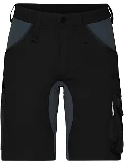 Daiber JN 1811 Pracovní elastické bermudy "Slim Line" 02.1811 black/carbon