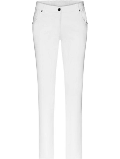 Daiber JN 3001 (54) Dámské elastické kalhoty 02.301X white