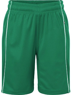 Daiber JN 387K Dětské týmové kraťasy "Basic" 02.387K green/white