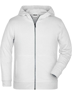 Daiber 8026K Dětská mikina s kapucí 02.826K white