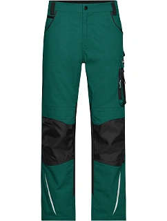 Daiber JN 832 (42-60) Pracovní kalhoty - Strong 02.832M dark green/black