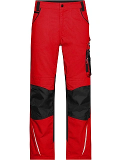 Daiber JN 832 (42-60) Pracovní kalhoty - Strong 02.832M red/black