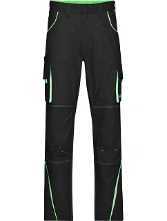 Daiber JN 847 (62) Pracovní kalhoty - Color 02.847X black/lime green