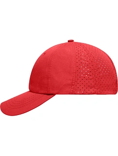 Daiber MB 6538 8 panelová kšiltovka laser cut 03.6538 red
