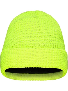Daiber MB 7142 Reflexní pletená čepice 03.7142 bright yellow