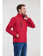 Russell Athletic 520M Pánská 3-vrstvá sportovní softshell bunda 10.520M azure blue Russell Athletic 520M Pánská 3-vrstvá sportovní softshell bunda 10.520M azure blue
