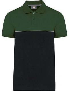 WK WK 210 Pracovní piqué polo 20.W210 black/forest green