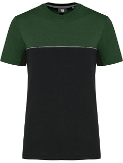 WK WK 304 Pracovní tričko 20.W304 black/forest green