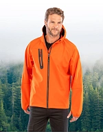 Result R 909X Unisex 3-vrstvá softshellová bunda s kapucí 30.909X orange/navy Result R 909X Unisex 3-vrstvá softshellová bunda s kapucí 30.909X orange/navy