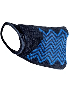 Result RV 015X Maska na obličej „Zigzag“, balení po 5 ks 30.V15X navy/royal